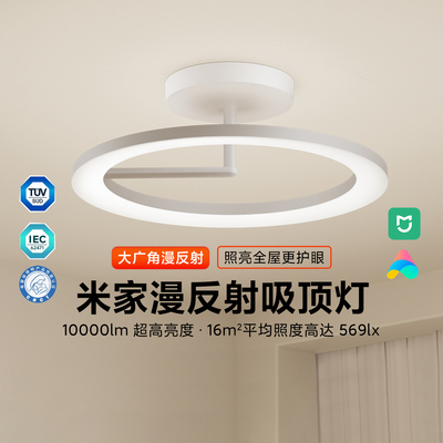 小米米家漫反射吸顶灯家用全屋护