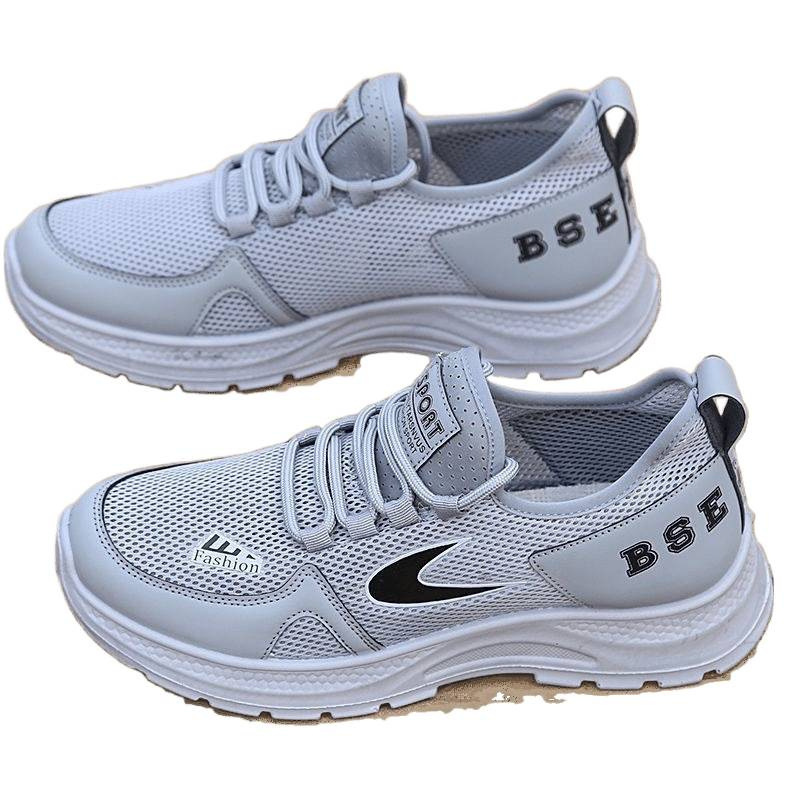 镂空男鞋夏季透气薄款运动鞋男网