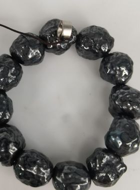 天然石铁陨石原石手链手串男女款强磁珠能量时尚文玩西域天星品牌