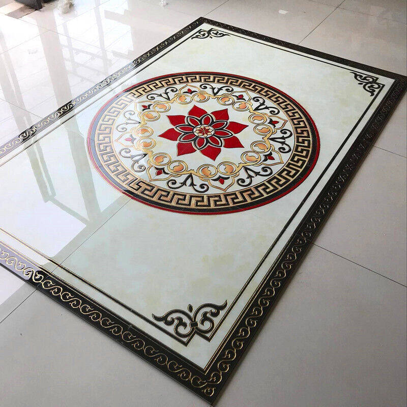 地板砖客厅瓷砖拼花800中式餐厅地毯砖拼图抛晶过道入户砖1.6x2.