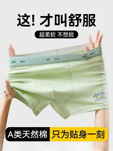 青少年内裤男童发育期初高中生男孩全棉舒适亲肤吸湿排汗纯棉四角