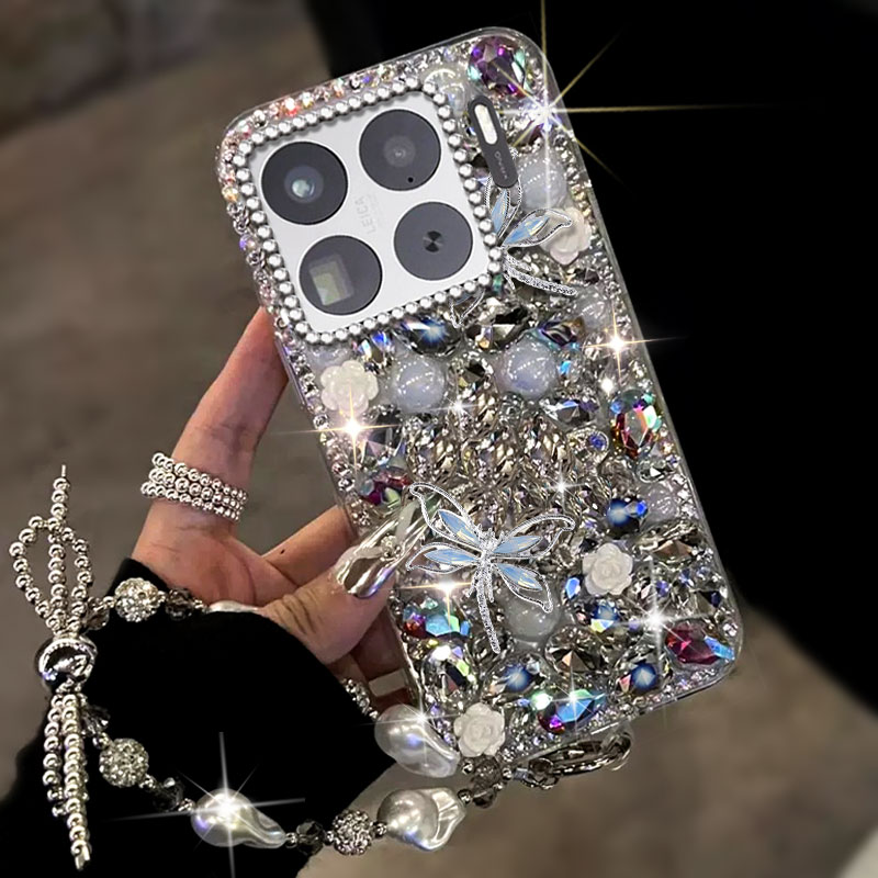 高端奢华镶钻手机壳，不掉钻，不发黄