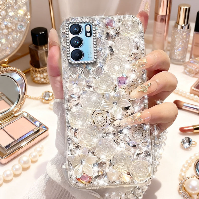 高端奢华镶钻手机壳，不掉钻，不发黄