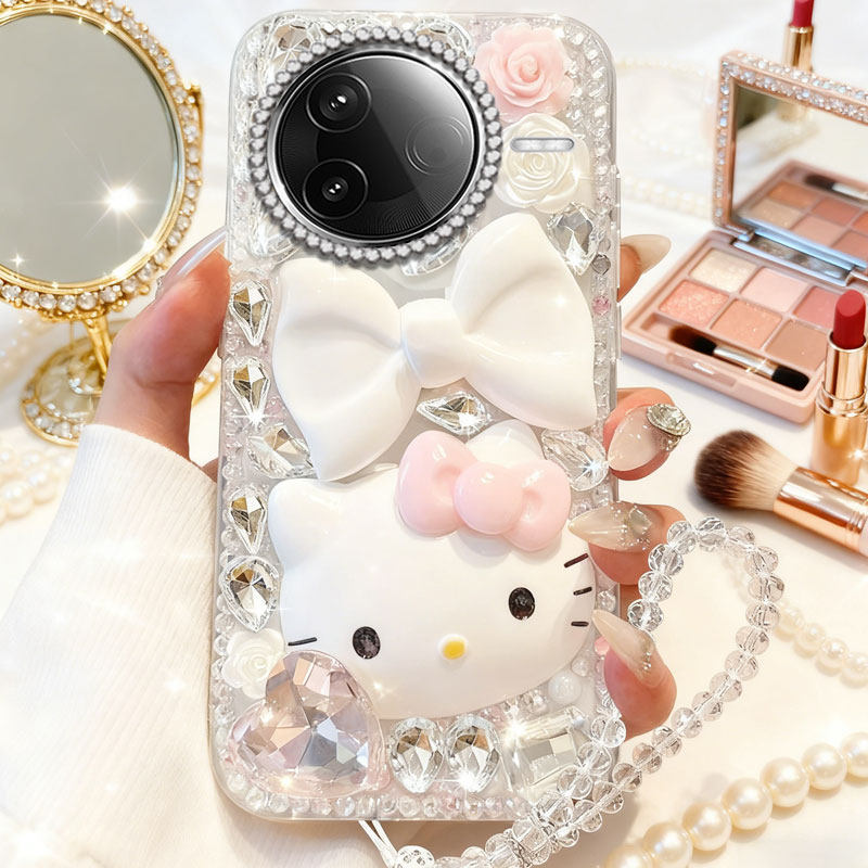 高端奢华镶钻手机壳，不掉钻，不发黄