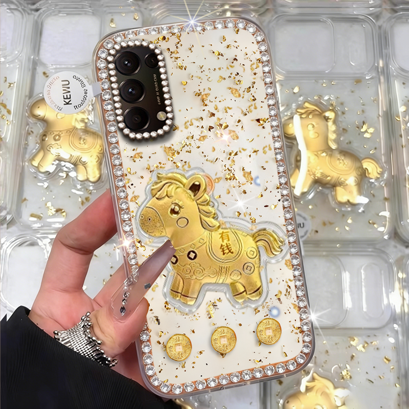 2026马年新款金箔，高端镶钻，仙女必备