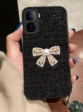 红色喜庆布艺适用iqooneo10Pro+手机壳喜庆Z7i本命年6SE春节9S+名媛7SE保护套8小香风6/2026年5秋冬5活力版