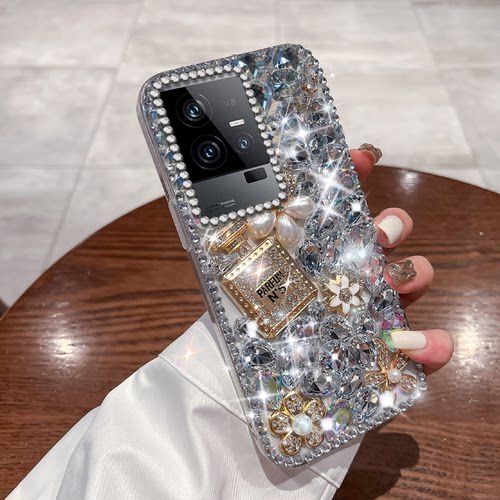 高端奢华镶钻手机壳，不掉钻，不发黄