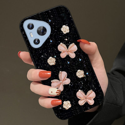 高级细闪适用华为P70手机壳外壳Mate50Pro全包5pro防摔荣耀30女款70Pro/2025年20新款10se小众90GT保护套9