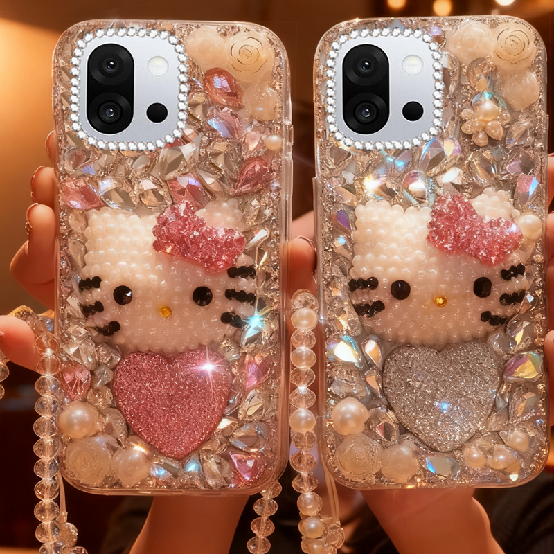 高端奢华镶钻手机壳，不掉钻，不发黄