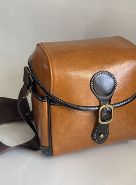 适用奥林巴斯微单相机包EM5II EM10 EP7尼康Z5 Z7 Z6II复古皮包Z8