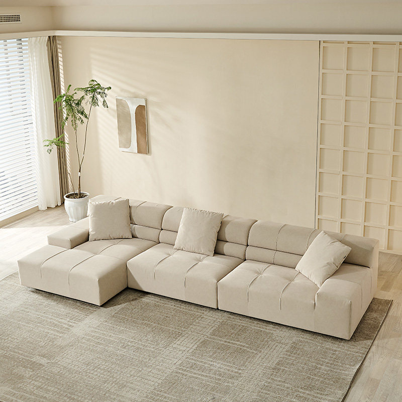 全友家居家具家私正品 布洛克 203008 客厅L型舒感布艺沙发