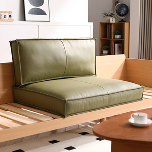 沙发海绵垫定制头层牛皮海绵垫子实木沙发坐垫靠背真皮高密度海绵