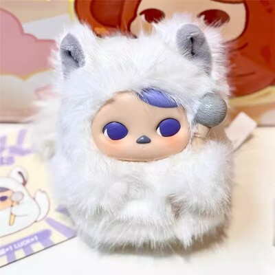 泡泡玛特PUCKY敲敲系列搪胶毛绒挂件盲盒毕奇发声手办女生礼物