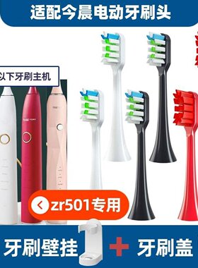 新适配今晨电动牙刷头JINCHEN ZR501 u2牙刷刷头成人替换牙刷头