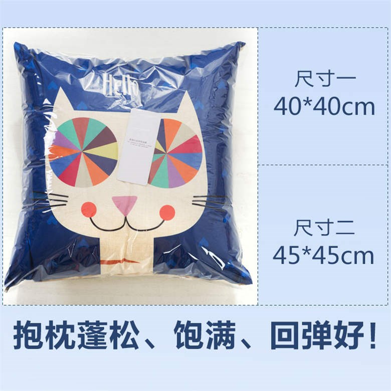 枕芯抱枕女创意新款靠垫侧睡家用可爱正方形腰靠四季个性头枕车用