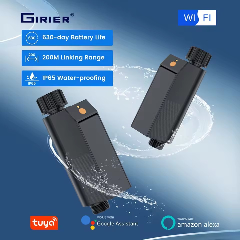 涂鸦WiFi水时器无需集线器智能喷灌定时器适用花园水管滴灌系统