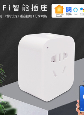 homekit插座 国标WiFi智能操控远程语音SIRI苹果天猫Alexa Google