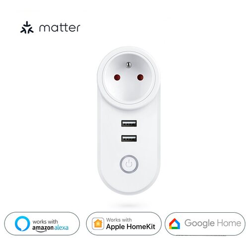 Matter智能插座HomeKit双USB