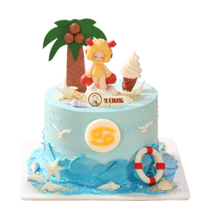 CAKEBOSS巨蟹座联名款蟹夏晚晴天星座生日蛋糕同城配送北京上海