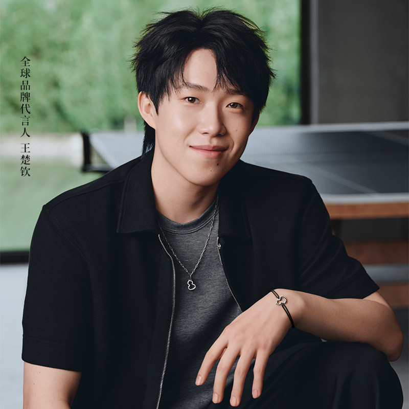 【王楚钦同款】Qeelin麒麟官方Wulu系列吊坠素链套装