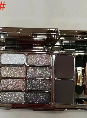 维尼小熊眼影8色钻石眼影加2色眉粉眼影大地色紫色珠光眼影2024款