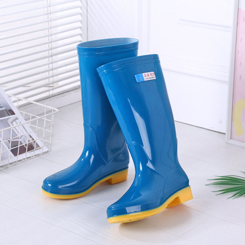 闰力高筒女士雨鞋时尚韩版防滑耐磨加棉保暖牛筋底女水鞋工地工作,女鞋,雨鞋,淘宝优惠券,粉丝福利购,淘宝优惠卷