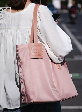 potomac尼龙托特包大容量学生帆布包通勤休闲百搭妈咪包单肩手提