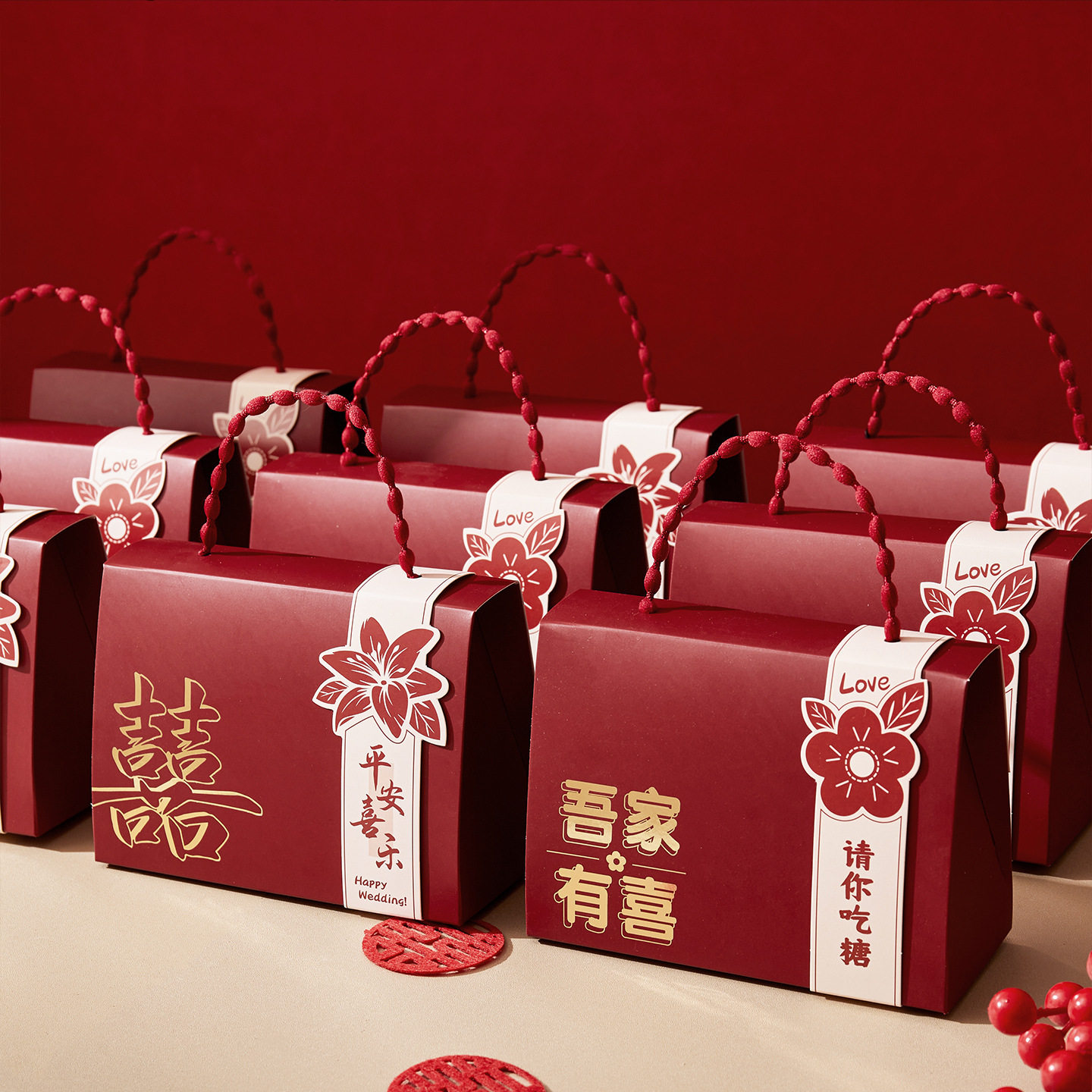 结婚喜糖盒2026新款喜糖盒子婚礼专用装糖果礼盒空盒订婚喜糖袋,节庆用品/礼品,糖盒/糖盒配件,淘宝优惠券,粉丝福利购,淘宝优惠卷
