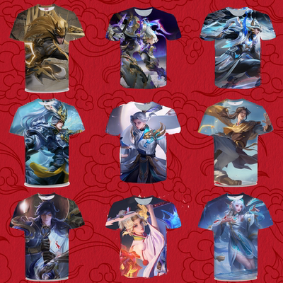 王者荣耀纤云弄巧云中君衣服短袖T恤夏季男女中学生青少年上衣t恤