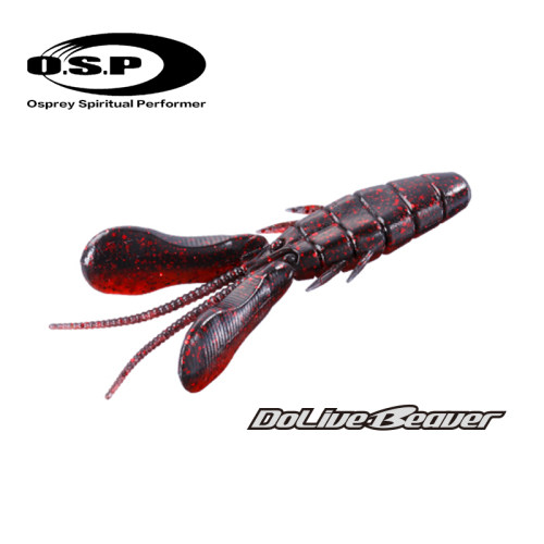日本OSP DoLive Beaver小龙虾型德州软饵竹节虾路亚饵鲈鱼鳜鱼饵