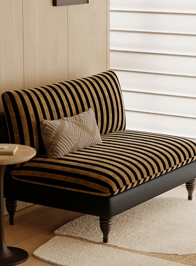 作壳ZOK|丹麦设计|中古风客厅布艺沙发简约现代轻复古沙发椅法式