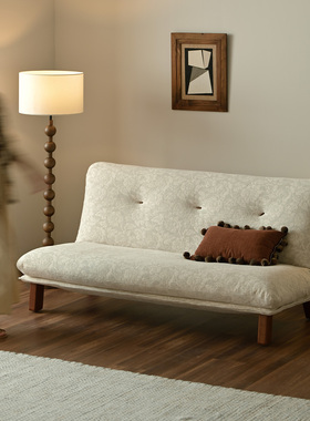 作壳ZOK 素境沙发  南洋复古风懒人沙发法式小户型客厅简约实木