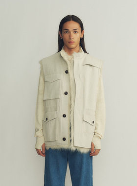 【NULLUS】hug 2025秋冬新款双面毛绒马甲