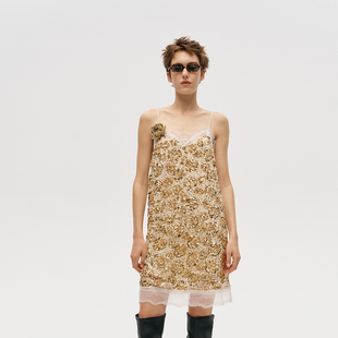 2025秋冬新款 hug DUST 重工吊带短裙 ICE