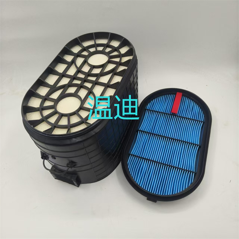 新款陕汽德龙X5000/X3000空气滤芯DZ97259191047纳米蜂窝空滤