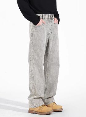 Florki Blur*25AW小众潮牌重磅纯棉水洗做旧灯芯绒休闲复古长裤男