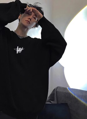 WE11DONE TRACK*25AW美式潮牌高街字母情侣款百搭圆领长袖卫衣男