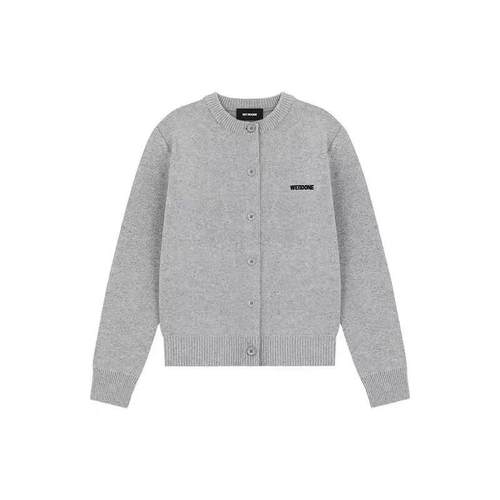 WE11DONE TRACK 24ss韩式候明昊同款刺绣开衫毛衣宽松感针织衫