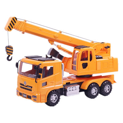 大号起重机吊车男童玩具车惯性