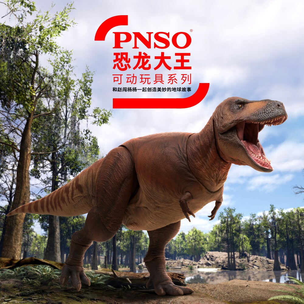 PNSO恐龙大王可动玩具系列01霸王龙卡梅隆图片