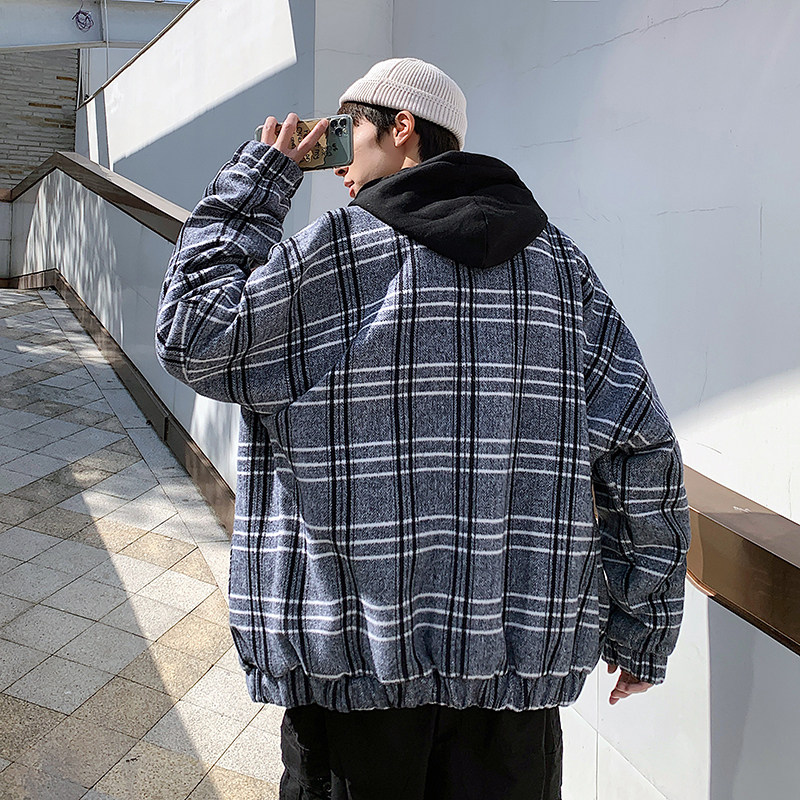 ins冬季呢子外套男西装风衣加厚毛呢大衣男夹克外套J918P90,男装夹克,电商A157