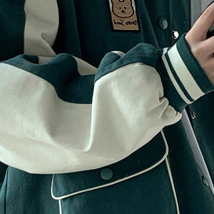 男外套棒球服韩版春季衣服2025新款春秋百搭夹克 J216 P90 控118图片
