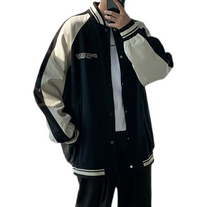 2021夹克男外套上衣韩版男棒球服运动休闲上衣 J217 P85 控118图片