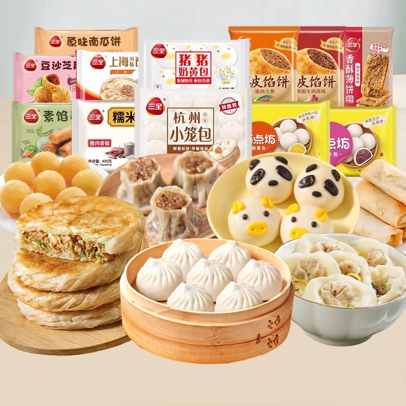 三全杭州小笼包酱肉包图片