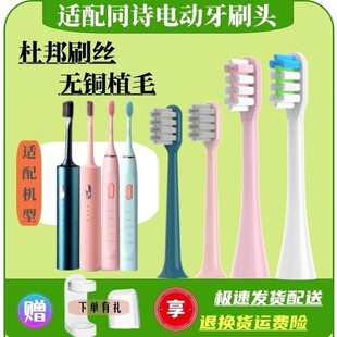 适配T-FLASH同诗电动牙刷头Q-05/Y2成人通用替换刷头TFLASH