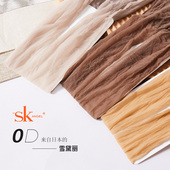 3双SK丝袜日本进口夏季 袜 零感袜0D极薄透黑肉色防勾丝雪黛丽连裤