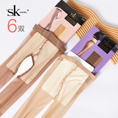 SK超薄0D隐形一线裆免脱开裆丝袜无尺码 内衣女连裤 袜纯欲性感