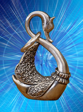 男女通用925银天鹅吊坠