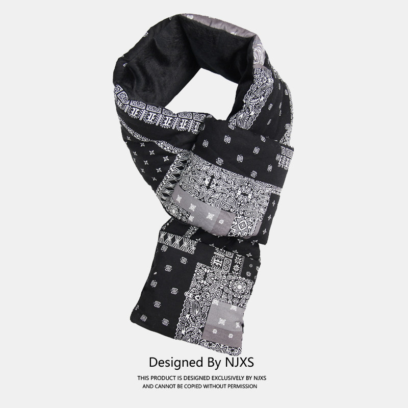 原创秋冬季复古日系腰果花围脖交叉女羽丝绒围巾加厚保暖脖套男,服饰配件/皮带/帽子/围巾,围巾/丝巾/披肩,淘宝优惠券,粉丝福利购,淘宝优惠卷