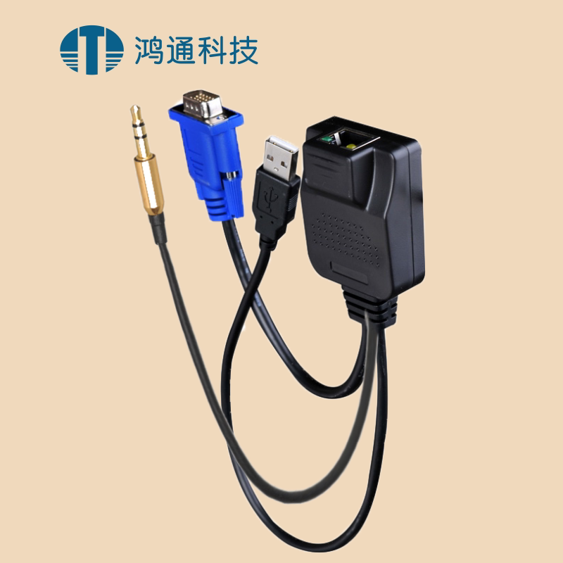 鸿通科技USB音频接口模块8口16口32口CAT5KVM切换器音频传输HT-US